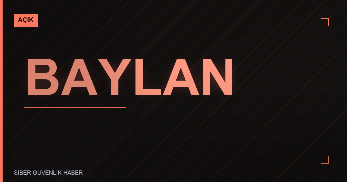 Baylan Ölçü Aletleri'nde Güvenlik Açığı Tespit Edildi