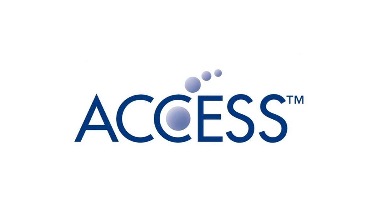 ACCESS Co., Ltd. logosu, beyaz zemin (temsili)