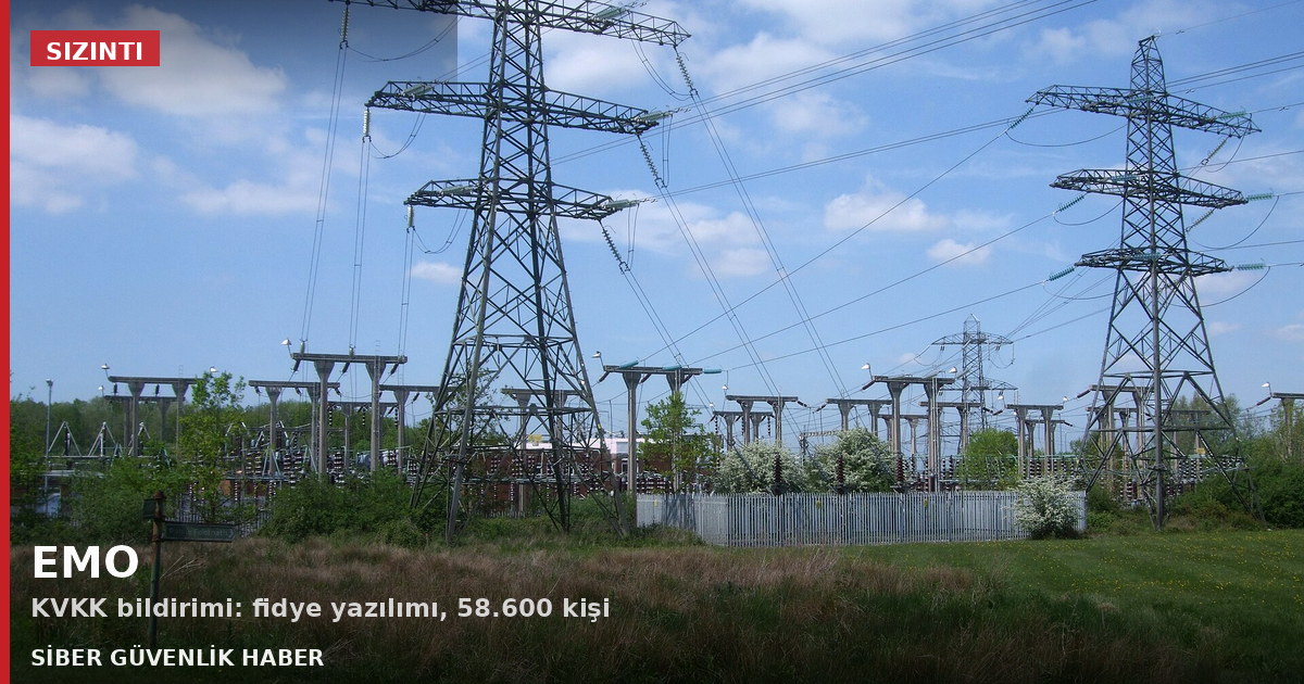 Elektrik Mühendisleri Odası’nda fidye yazılımı saldırısı: 58.600 kişi etkilendi