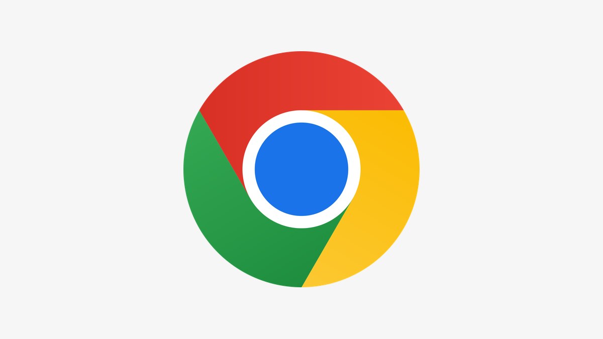 Google Chrome tarayıcı simgesi, açık gri zemin (temsili)