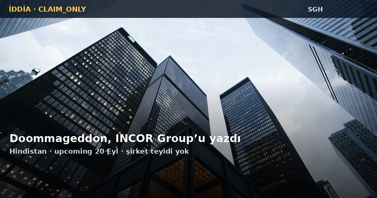Doommageddon, INCOR Group’u sızıntı listesine yazdı; teyit yok