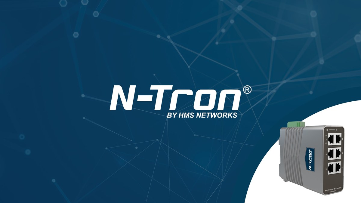 N-Tron logosu ve N-Tron endüstriyel Ethernet anahtarı