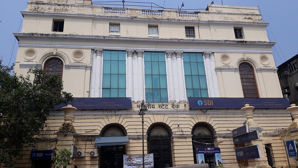 Delhi'deki State Bank of India Chandni Chowk şubesi (temsili kapak)