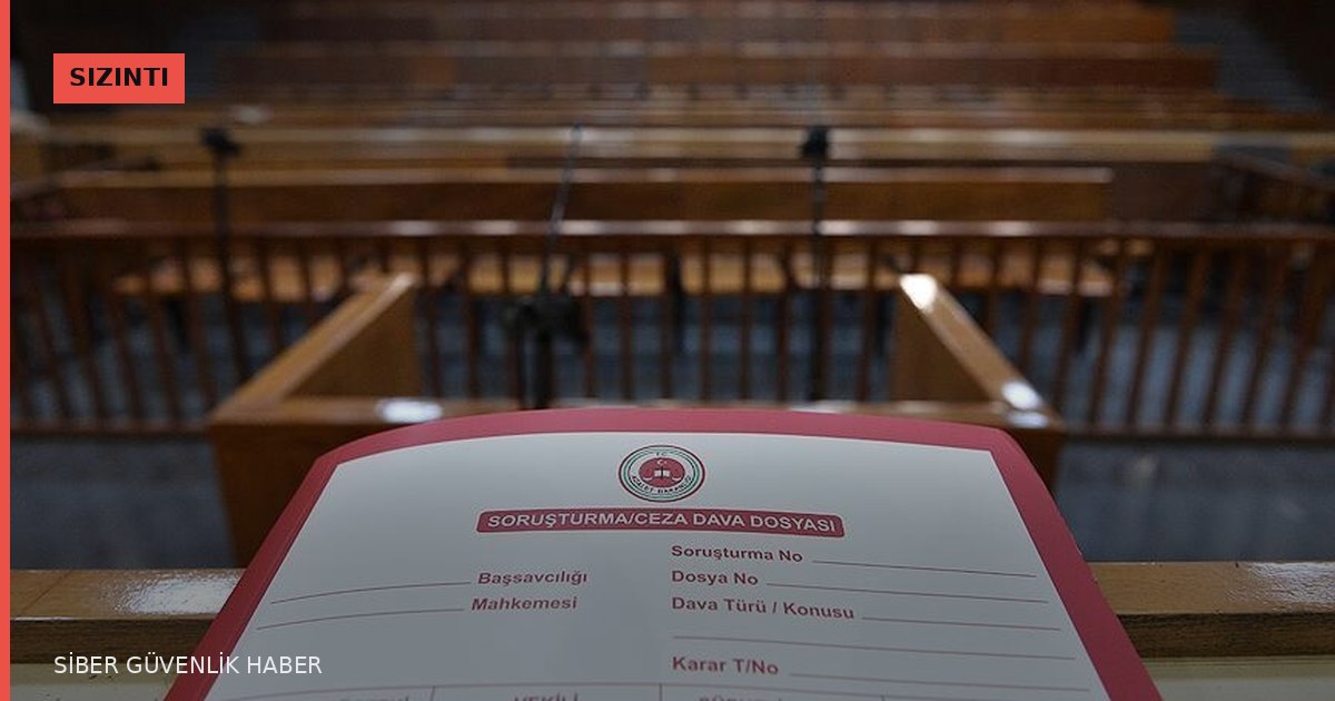 İstanbul savcılığı 19,8 milyon kişilik veri dosyası yazdı; 7 sanığa 50 yıla kadar hapis istedi