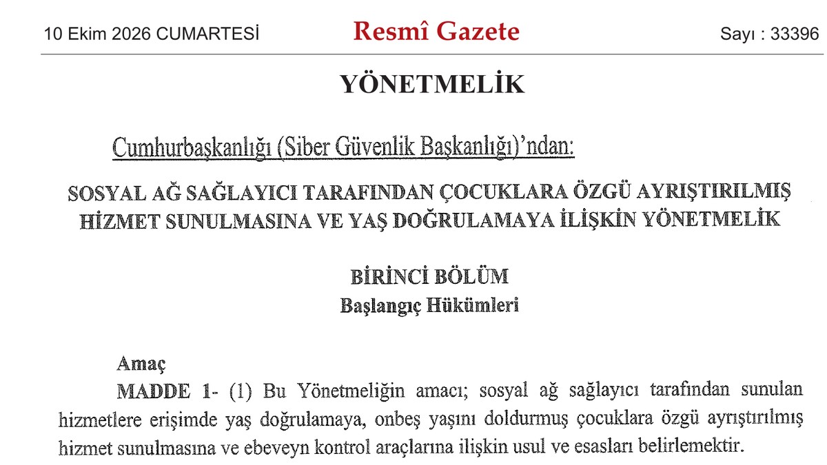 Sosyal ağlarda 15 yaş sınırı ve e-Devlet ile yaş doğrulama şartı getirildi haber görseli